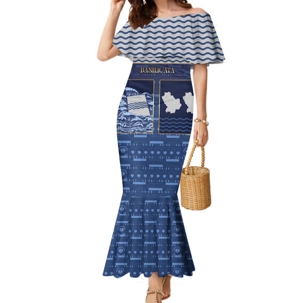 Personalized Italy Basilicata Family Matching Mermaid Dress and Hawaiian Shirt Unique Style