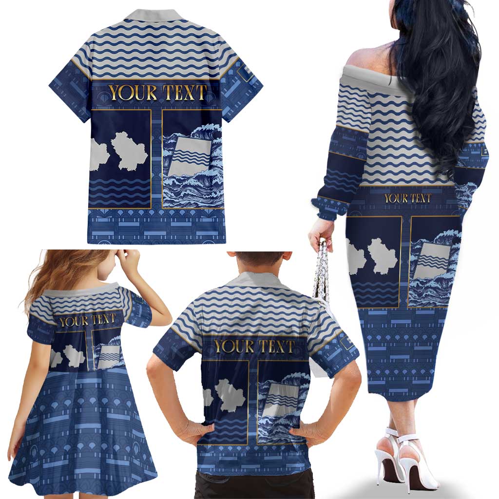 Personalized Italy Basilicata Family Matching Off The Shoulder Long Sleeve Dress and Hawaiian Shirt Unique Style