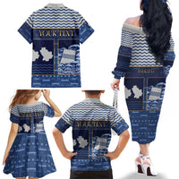 Personalized Italy Basilicata Family Matching Off The Shoulder Long Sleeve Dress and Hawaiian Shirt Unique Style
