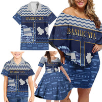 Personalized Italy Basilicata Family Matching Off Shoulder Short Dress and Hawaiian Shirt Unique Style