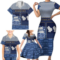 Personalized Italy Basilicata Family Matching Short Sleeve Bodycon Dress and Hawaiian Shirt Unique Style
