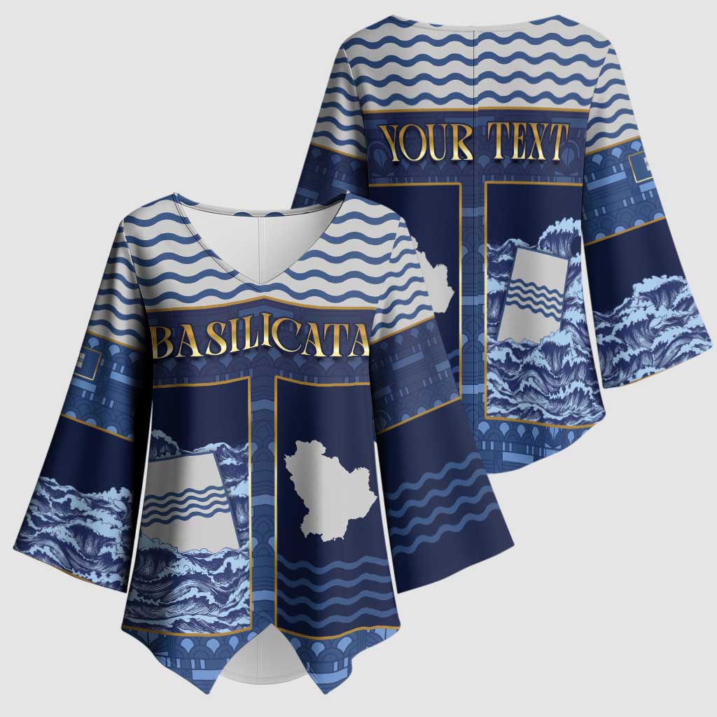 Personalized Italy Basilicata Kimono Sleeve Blouse Unique Style