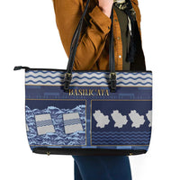 Italy Basilicata Leather Tote Bag Unique Style