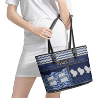 Italy Basilicata Leather Tote Bag Unique Style