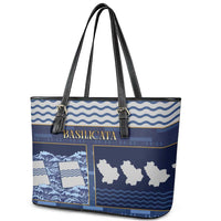 Italy Basilicata Leather Tote Bag Unique Style