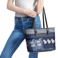 Italy Basilicata Leather Tote Bag Unique Style