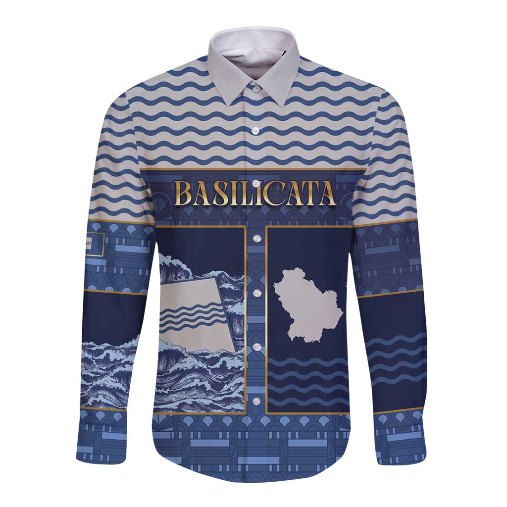 Personalized Italy Basilicata Long Sleeve Button Shirt Unique Style