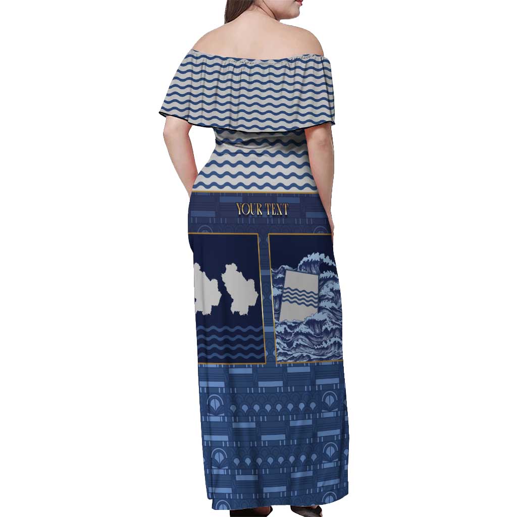 Personalized Italy Basilicata Off Shoulder Maxi Dress Unique Style