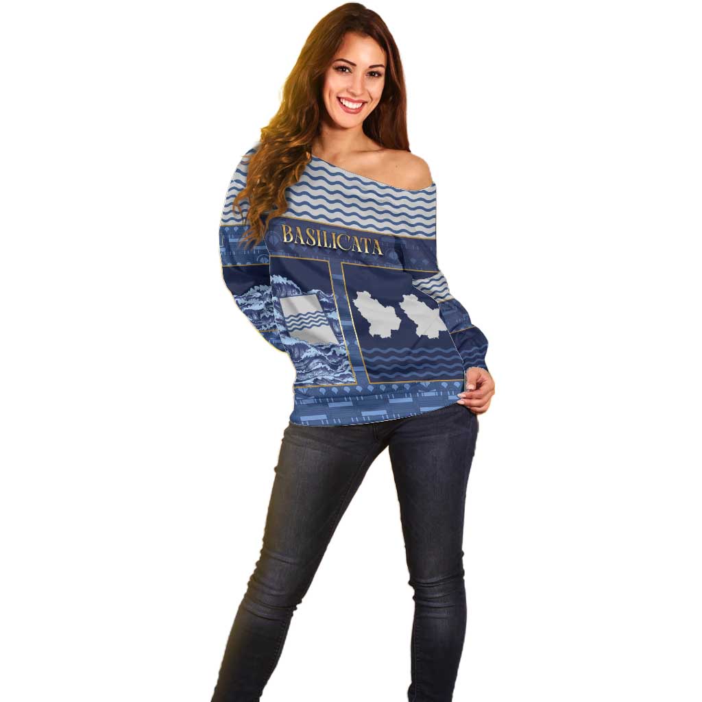 Personalized Italy Basilicata Off Shoulder Sweater Unique Style