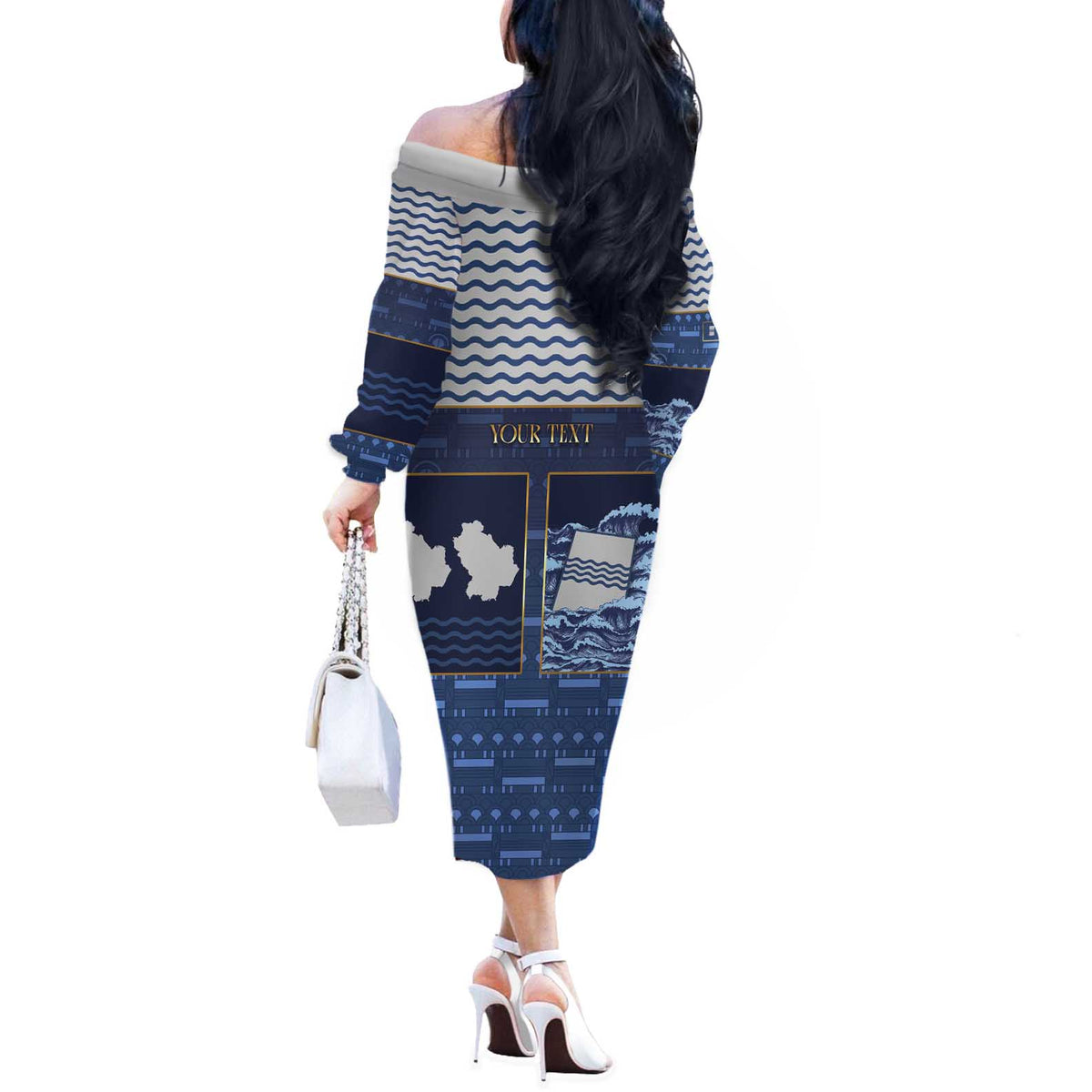 Personalized Italy Basilicata Off The Shoulder Long Sleeve Dress Unique Style