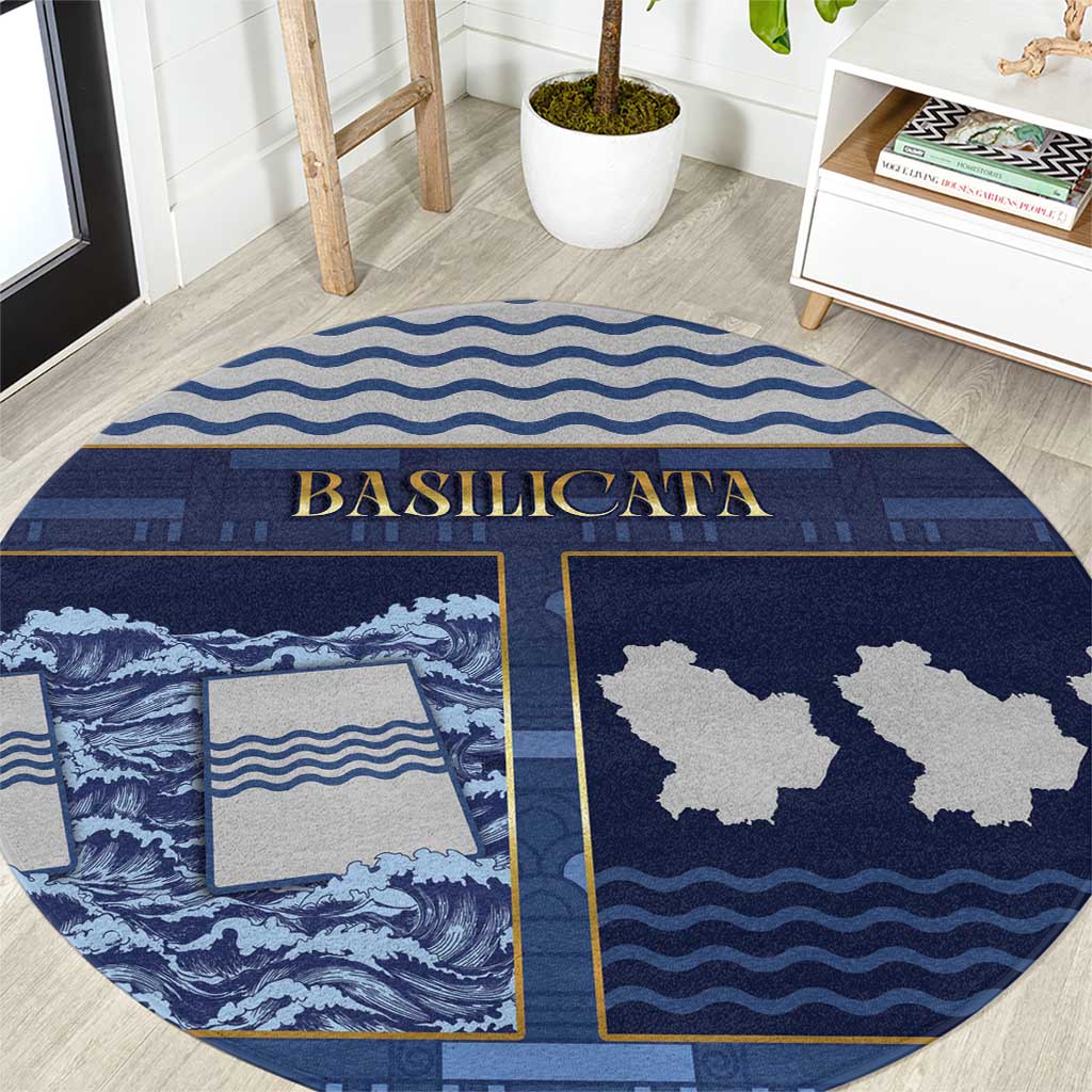 Italy Basilicata Round Carpet Unique Style