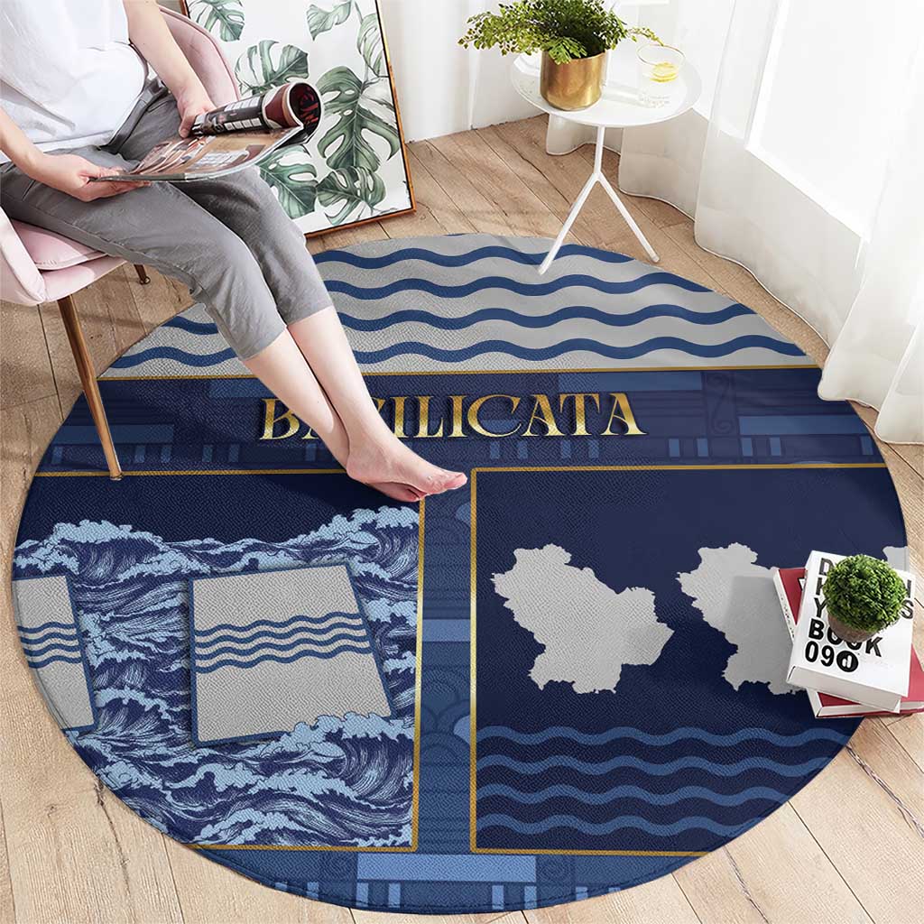 Italy Basilicata Round Carpet Unique Style