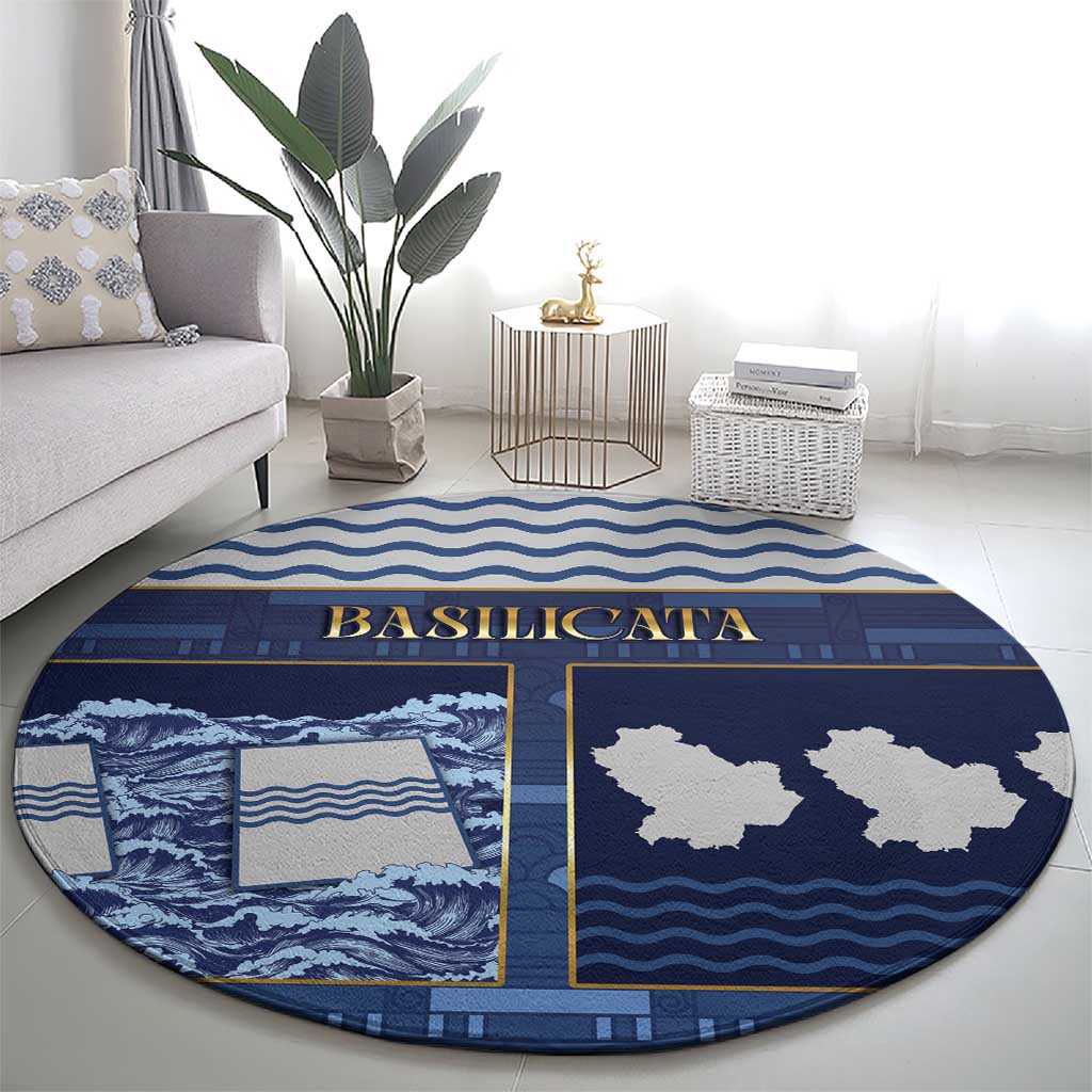 Italy Basilicata Round Carpet Unique Style