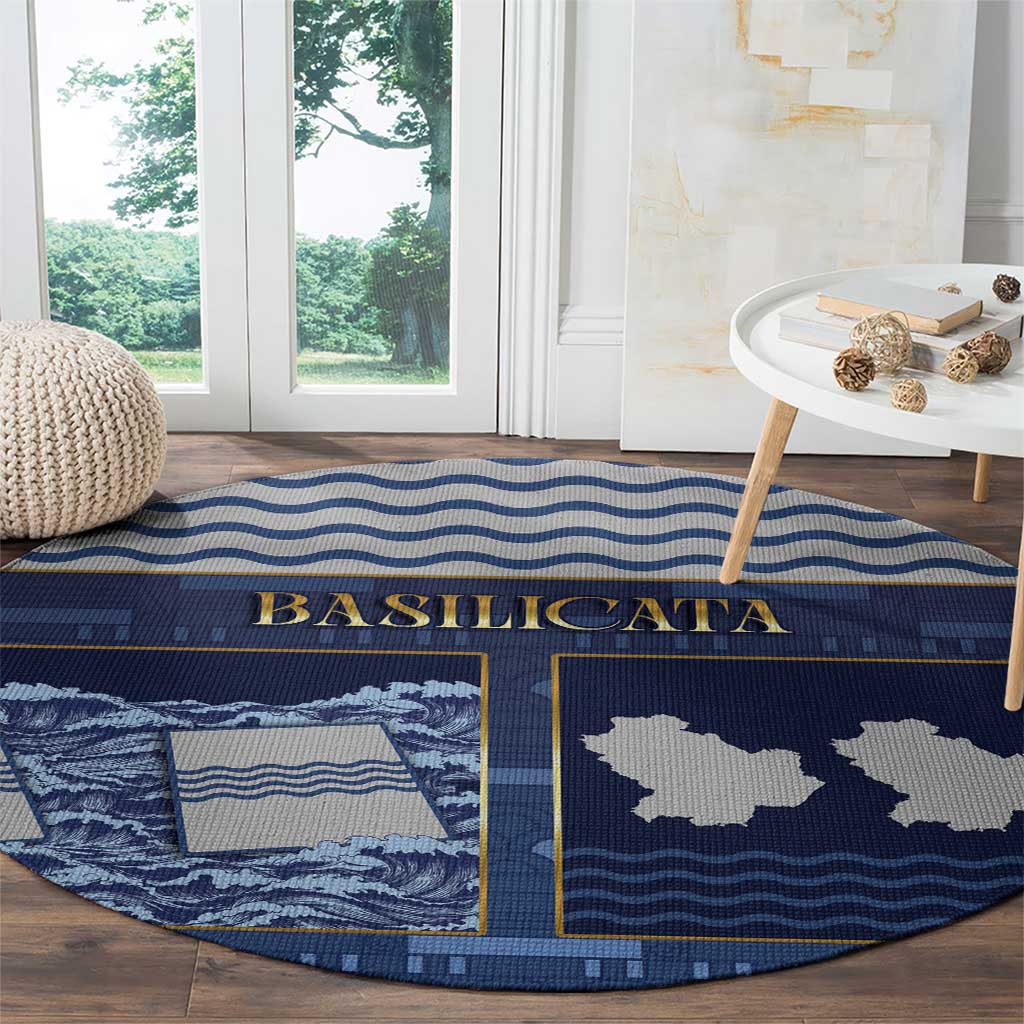 Italy Basilicata Round Carpet Unique Style