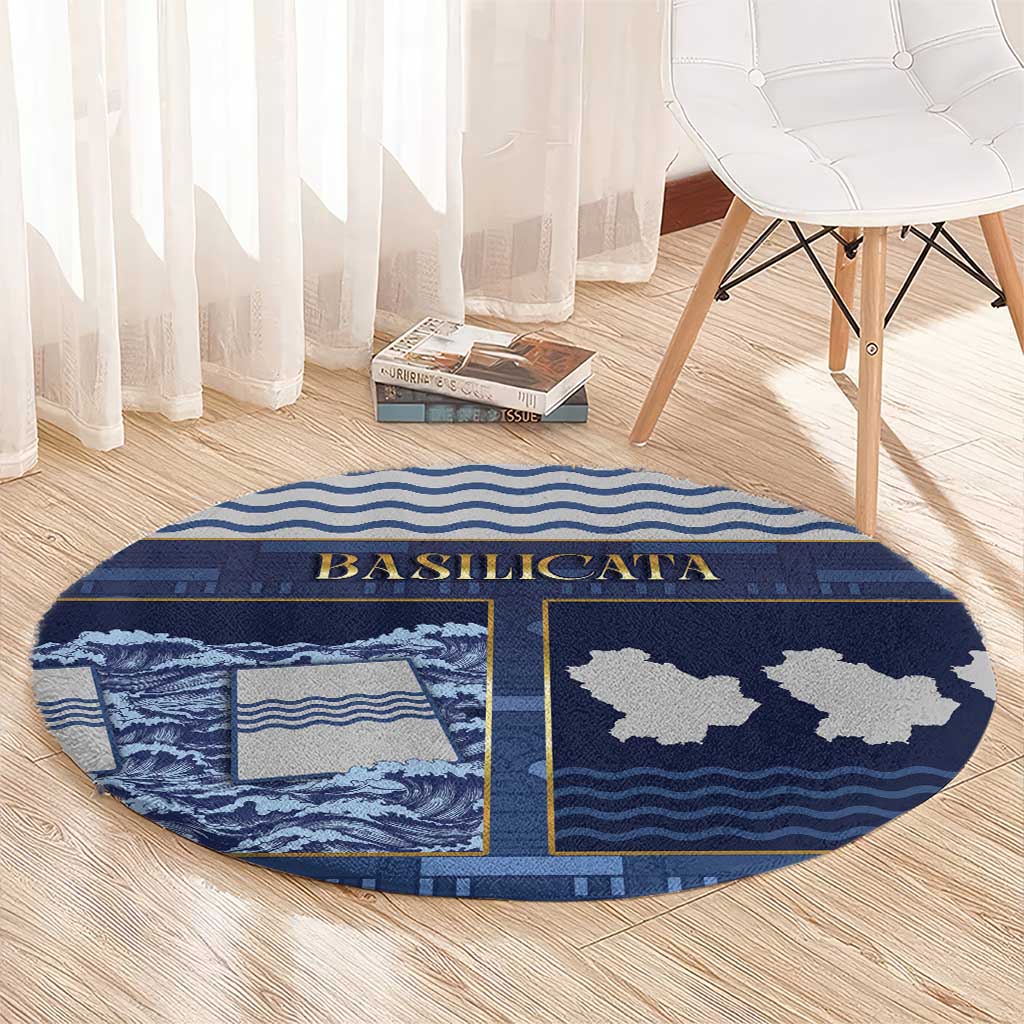 Italy Basilicata Round Carpet Unique Style