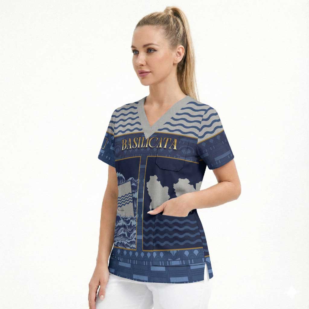 Personalized Italy Basilicata Scrub Top Unique Style