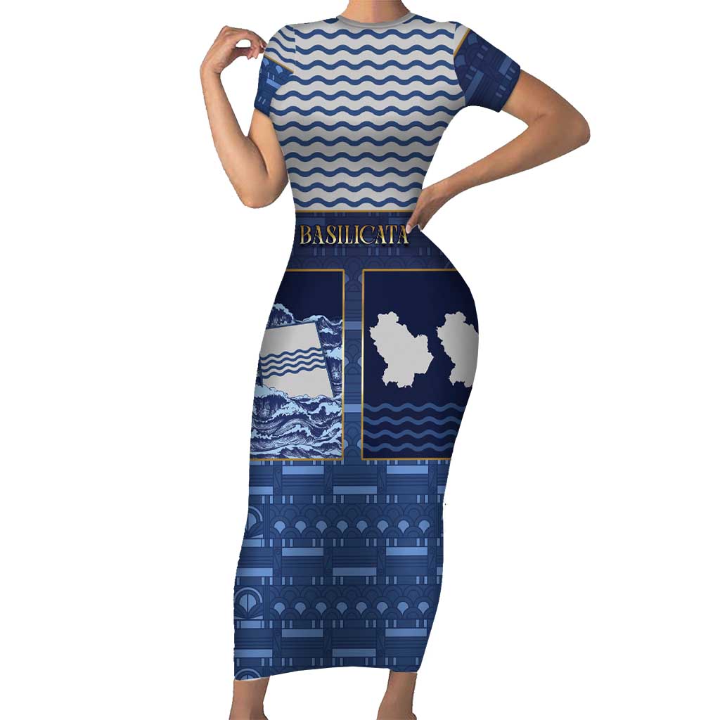 Personalized Italy Basilicata Short Sleeve Bodycon Dress Unique Style