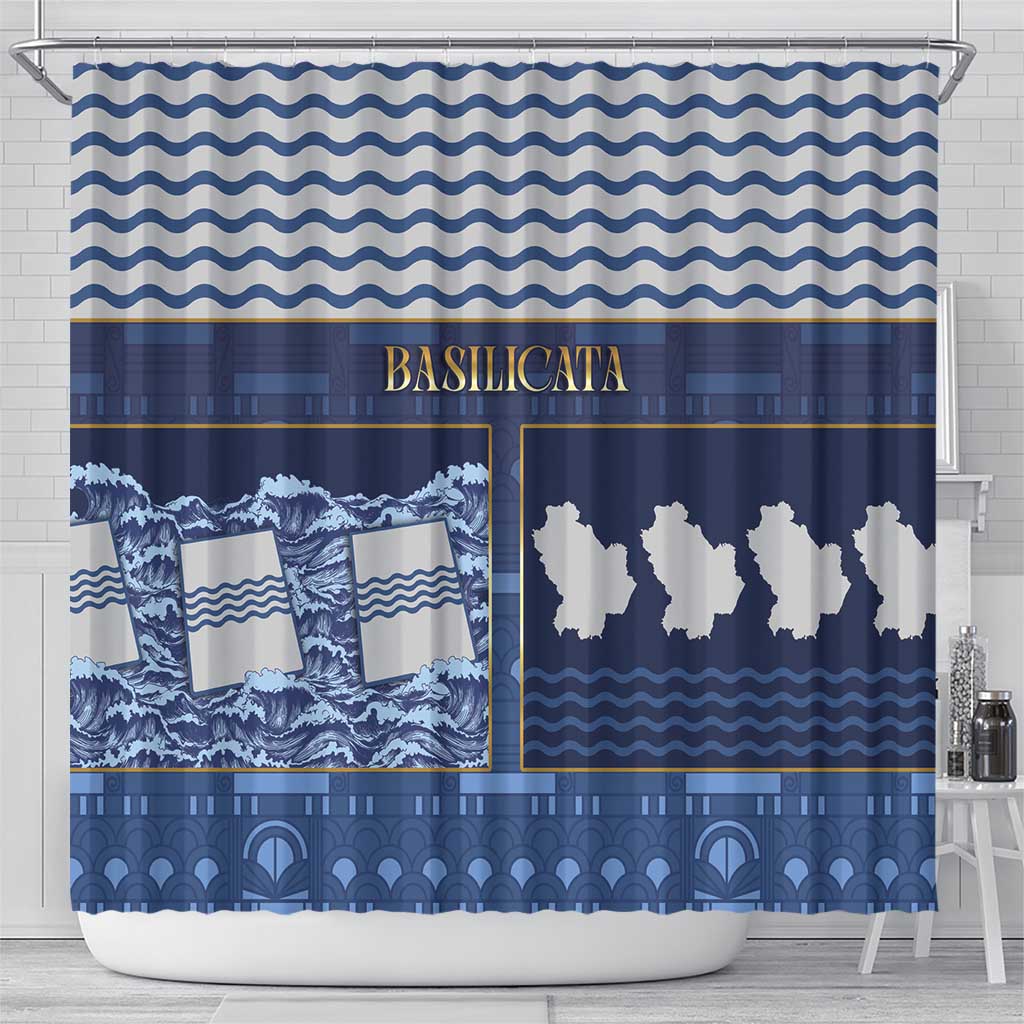 Italy Basilicata Shower Curtain Unique Style