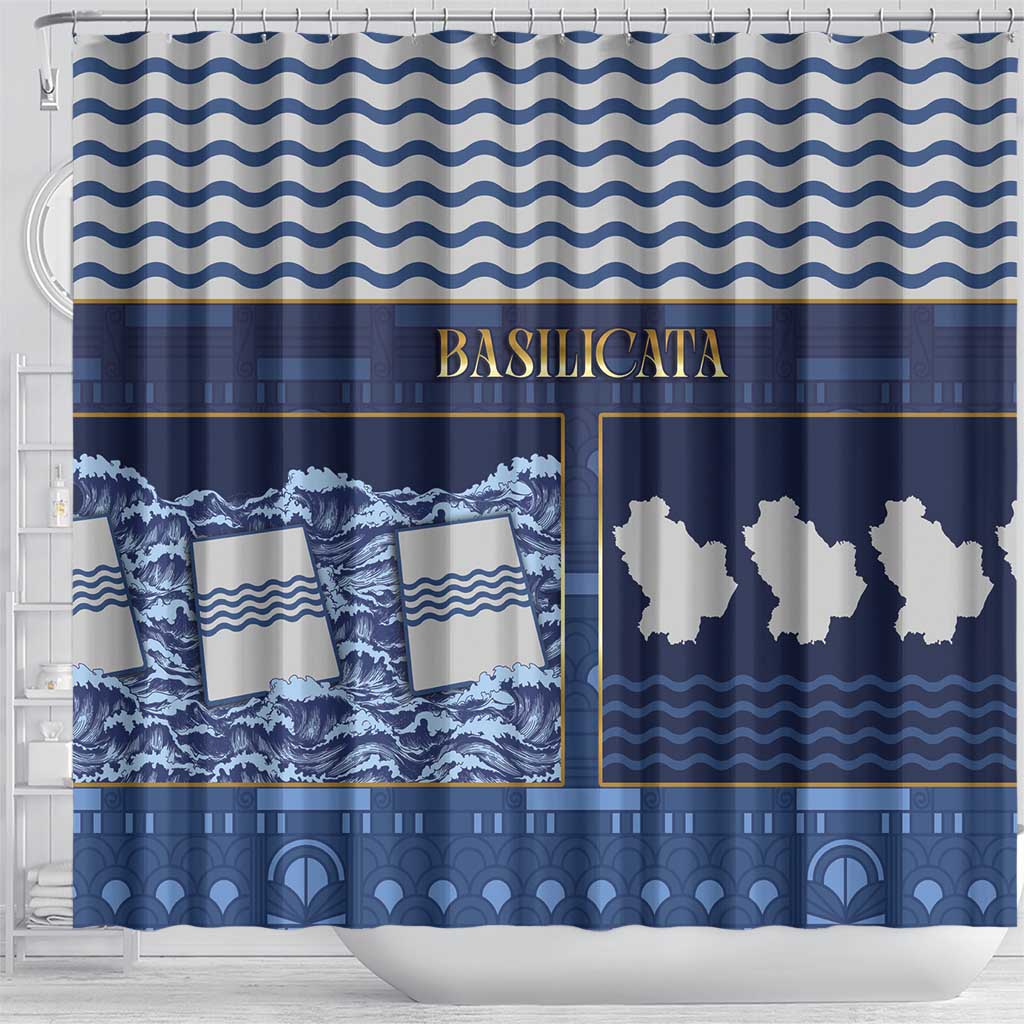 Italy Basilicata Shower Curtain Unique Style