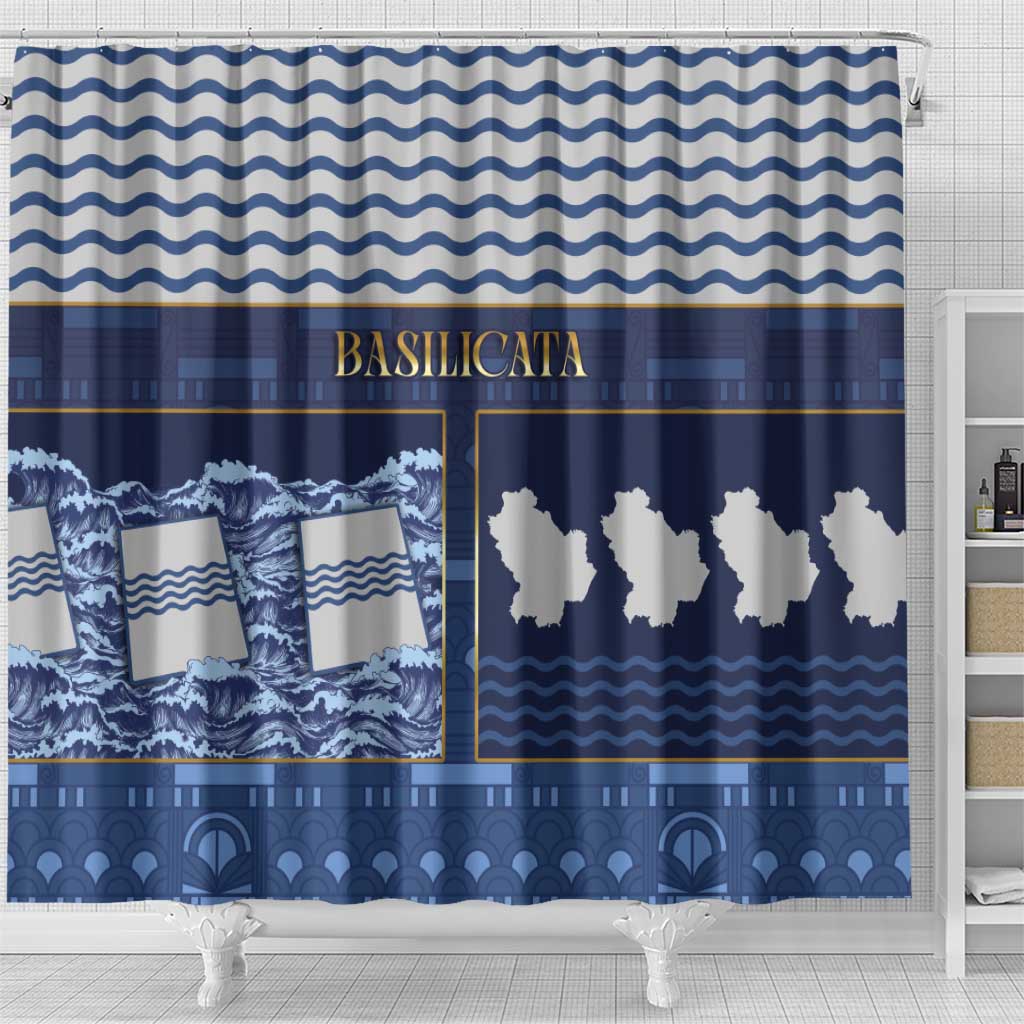 Italy Basilicata Shower Curtain Unique Style