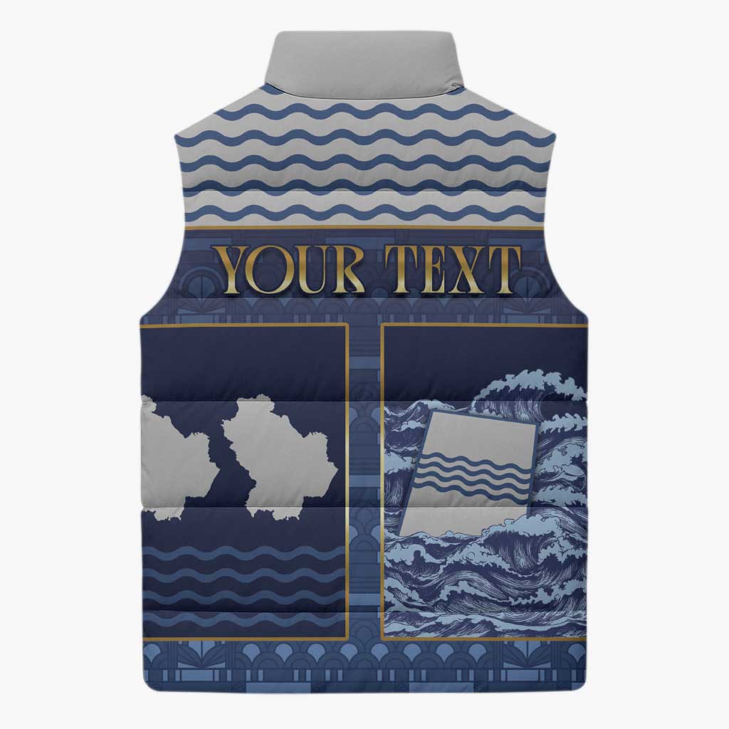 Personalized Italy Basilicata Sleeveless Puffer Jacket Unique Style
