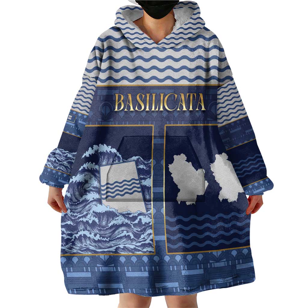 Personalized Italy Basilicata Wearable Blanket Hoodie Unique Style