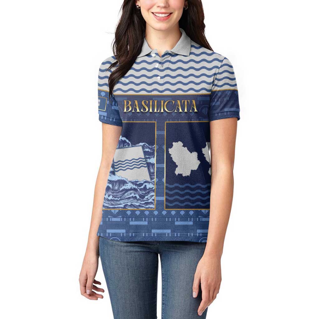 Personalized Italy Basilicata Women Polo Shirt Unique Style