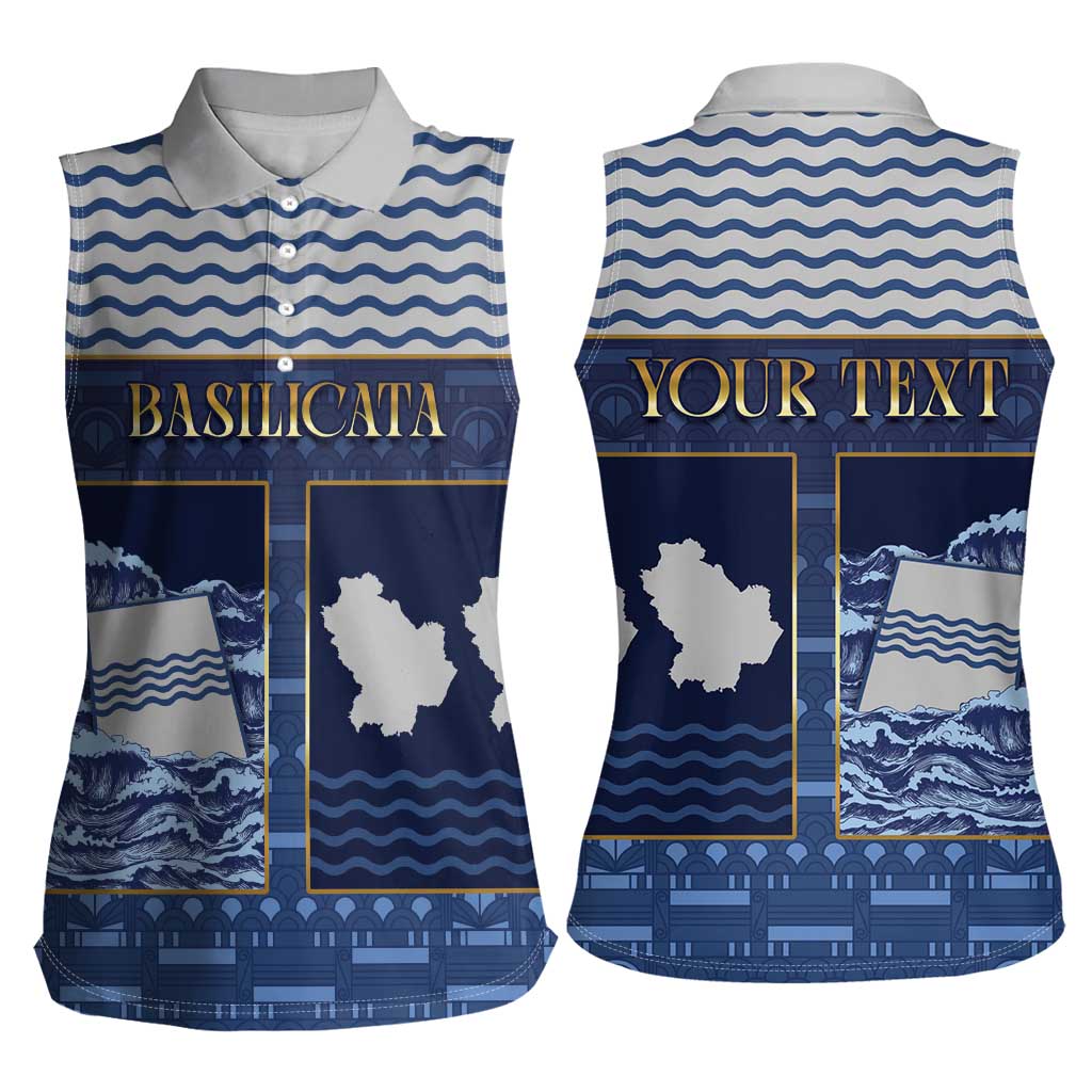 Personalized Italy Basilicata Women Sleeveless Polo Shirt Unique Style