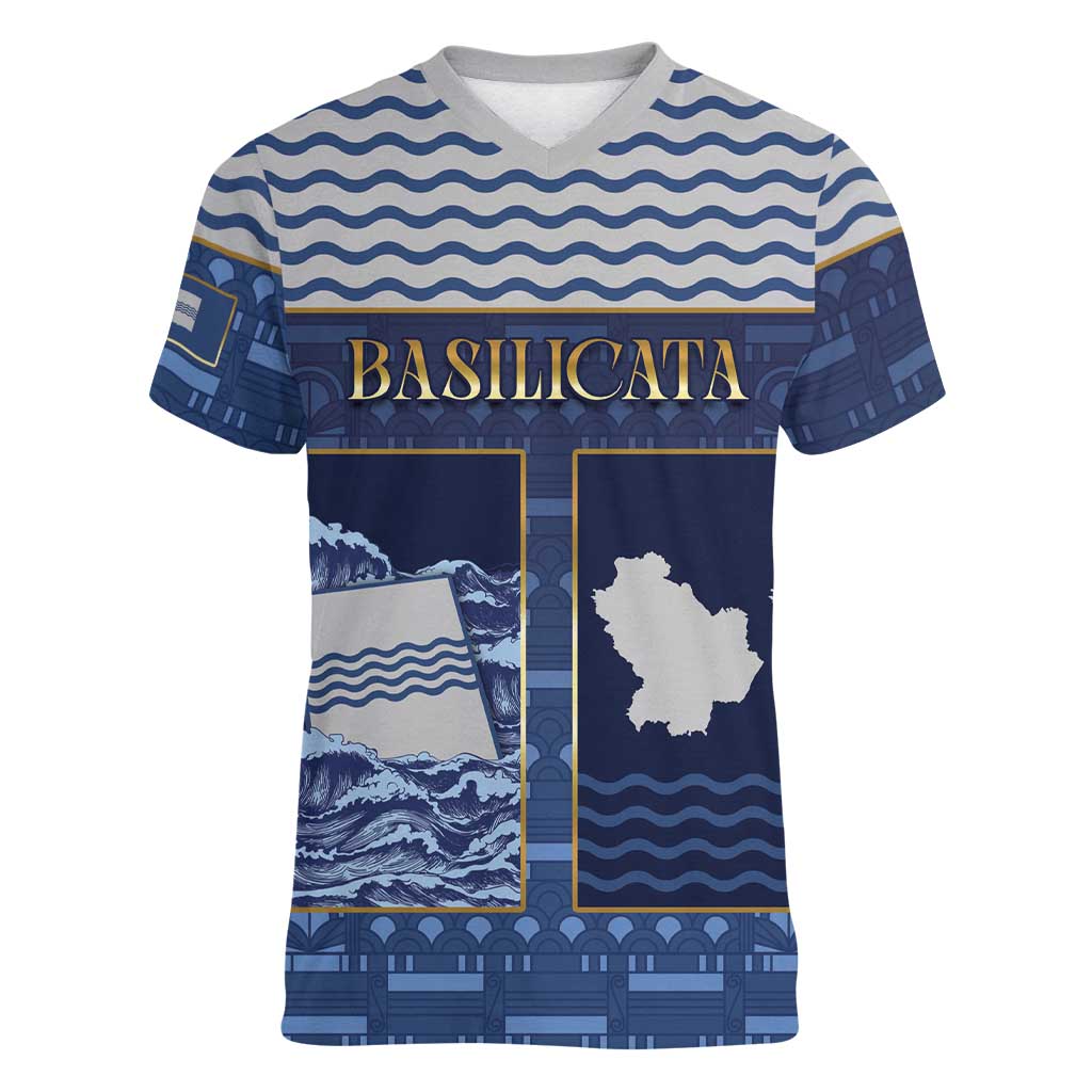 Personalized Italy Basilicata Women V-Neck T-Shirt Unique Style