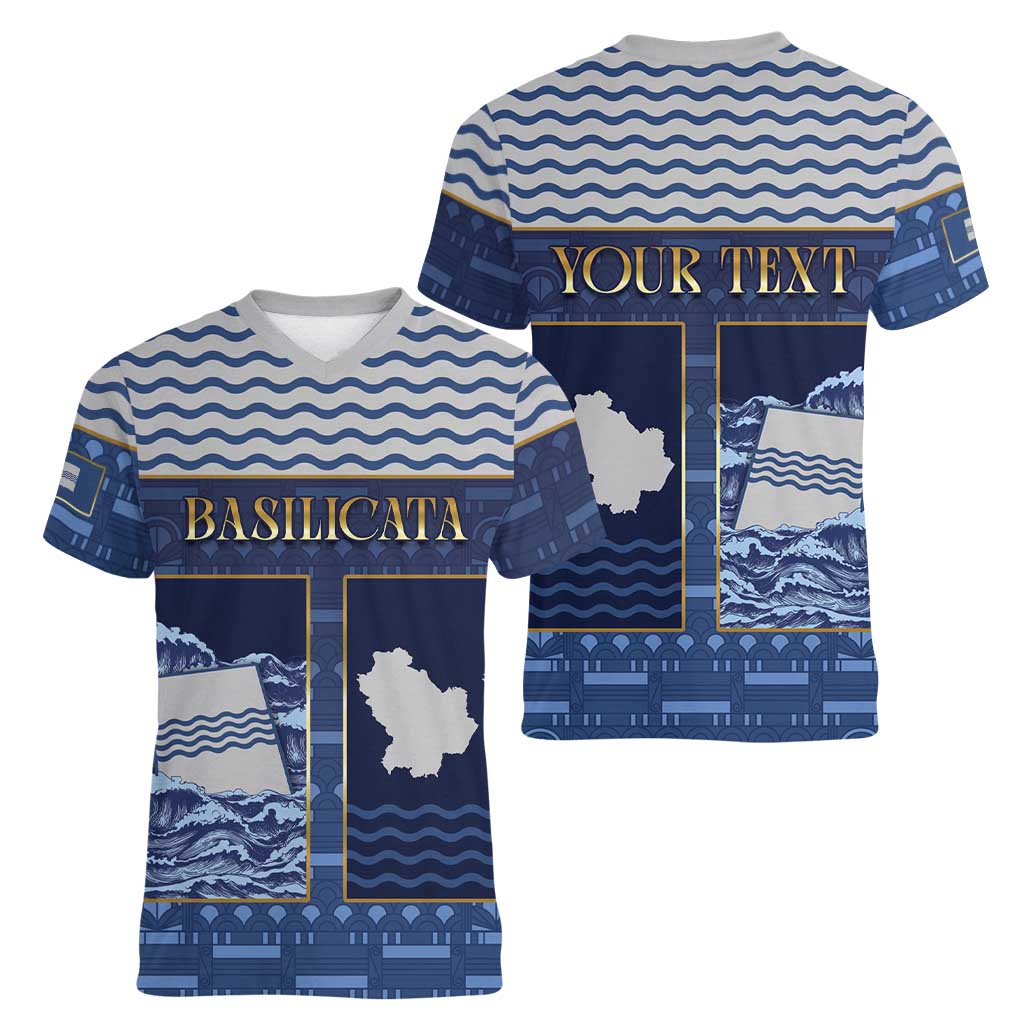 Personalized Italy Basilicata Women V-Neck T-Shirt Unique Style