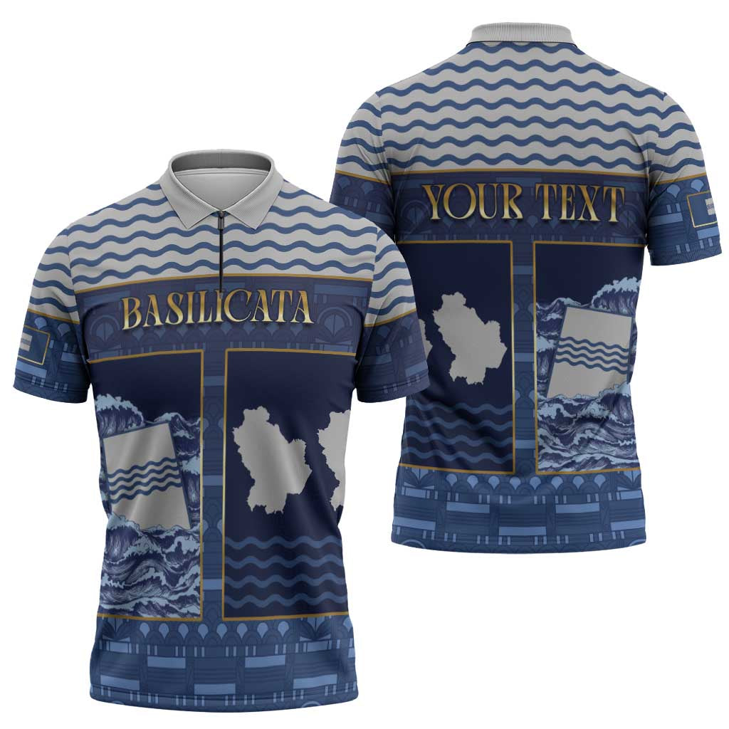 Personalized Italy Basilicata Zipper Polo Shirt Unique Style