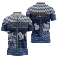 Personalized Italy Basilicata Zipper Polo Shirt Unique Style