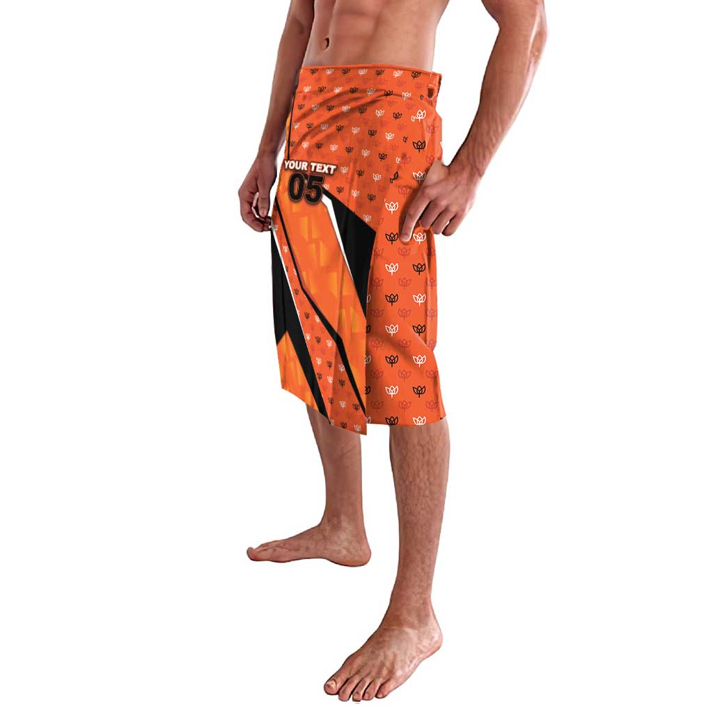 Custom Netherlands Football Lavalava Dynamic Diagonal Stripe With Tulip Floral Patterns