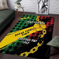 Juneteenth 1865 Area Rug Break Every Chain