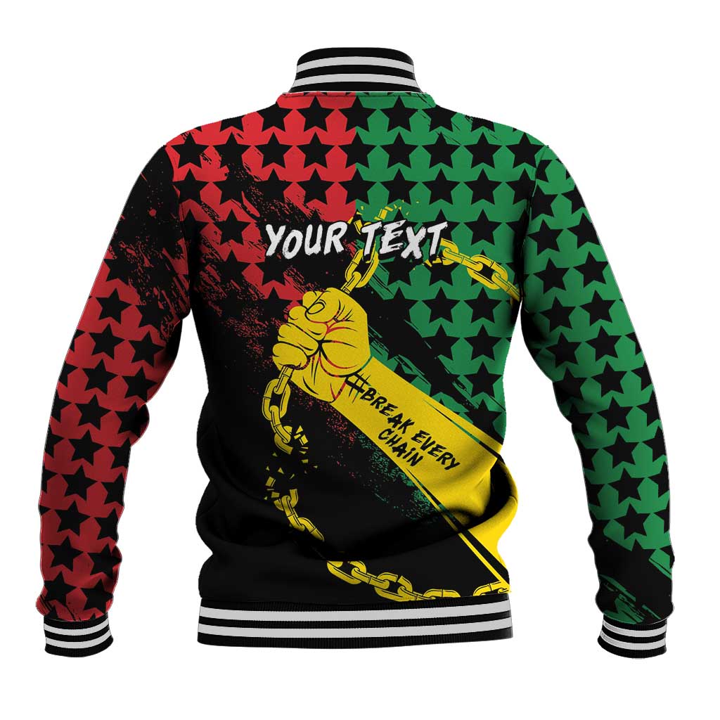 Personalized Juneteenth 1865 Baseball Jacket Break Every Chain