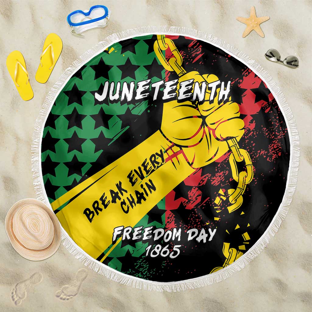Juneteenth 1865 Beach Blanket Break Every Chain