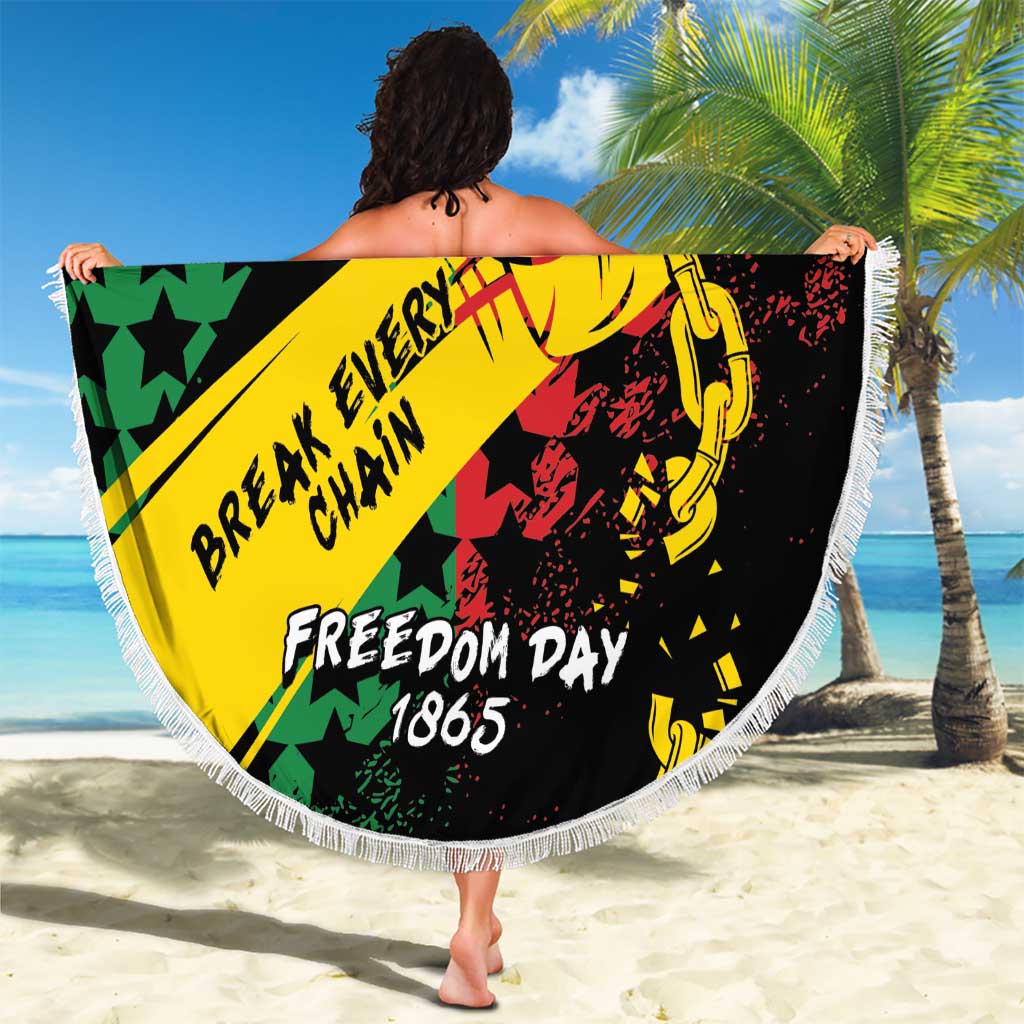 Juneteenth 1865 Beach Blanket Break Every Chain