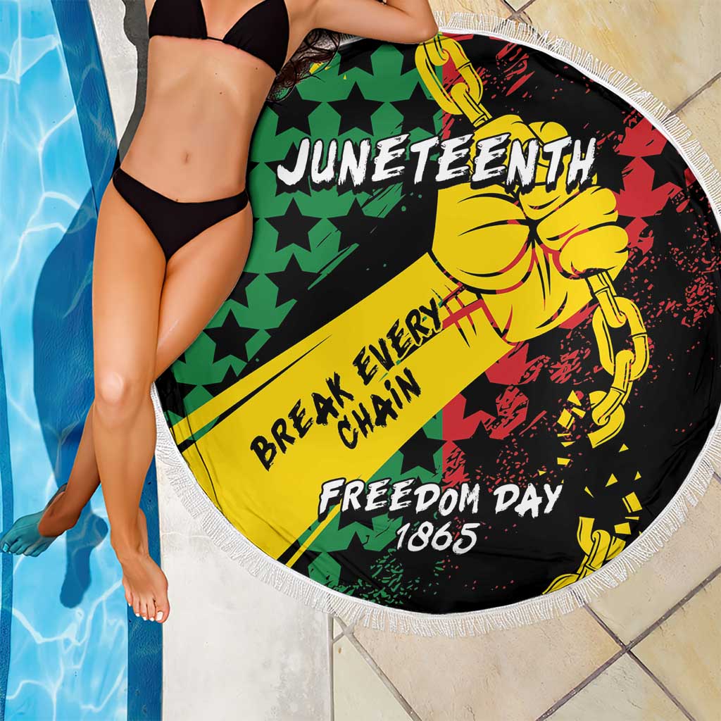 Juneteenth 1865 Beach Blanket Break Every Chain