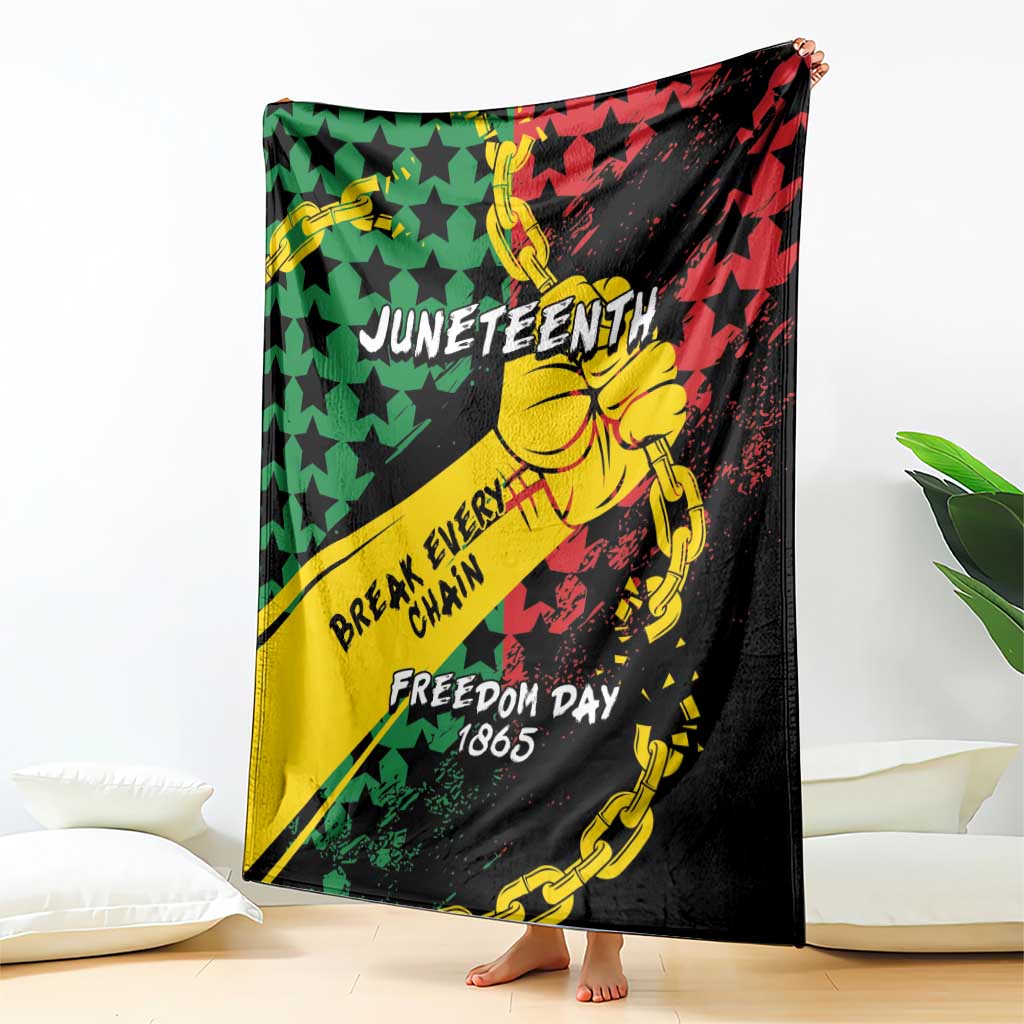 Juneteenth 1865 Blanket Break Every Chain