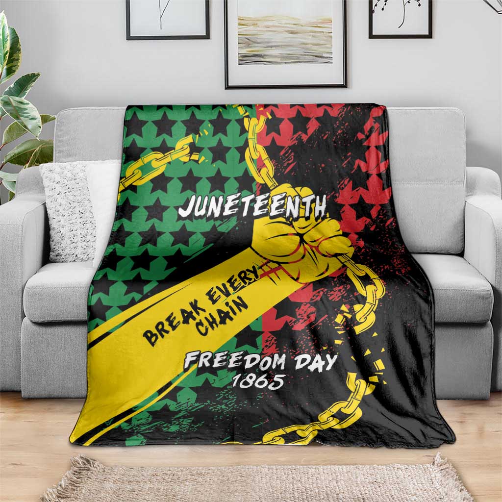 Juneteenth 1865 Blanket Break Every Chain