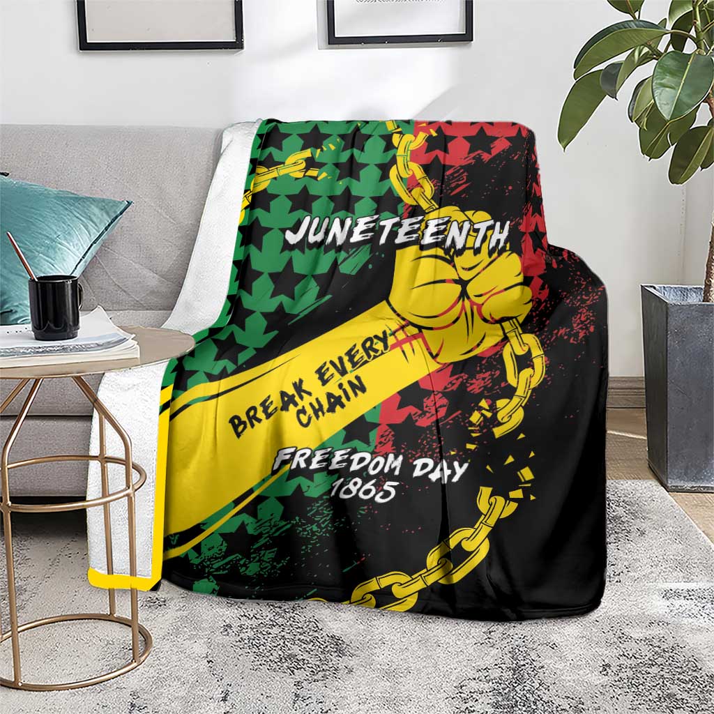 Juneteenth 1865 Blanket Break Every Chain