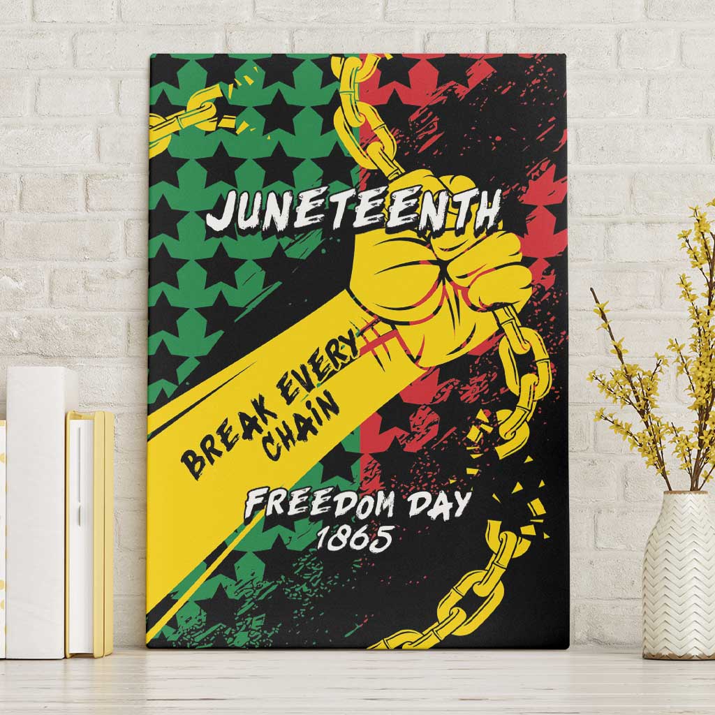 Juneteenth 1865 Canvas Wall Art Break Every Chain