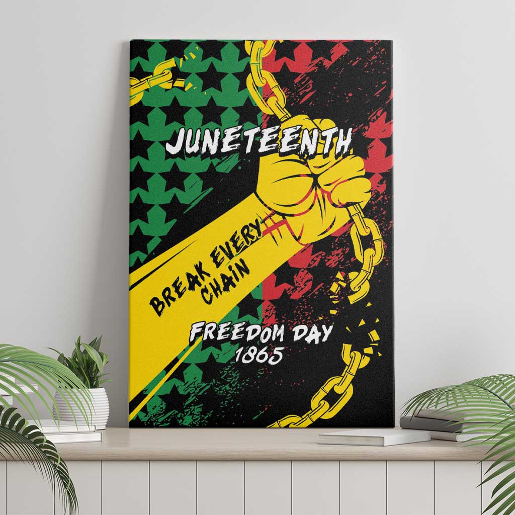 Juneteenth 1865 Canvas Wall Art Break Every Chain