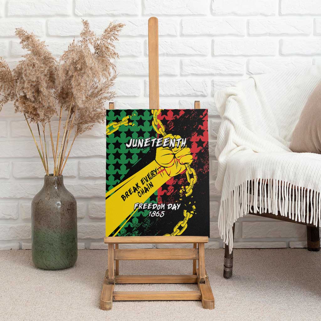 Juneteenth 1865 Canvas Wall Art Break Every Chain