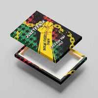 Juneteenth 1865 Canvas Wall Art Break Every Chain