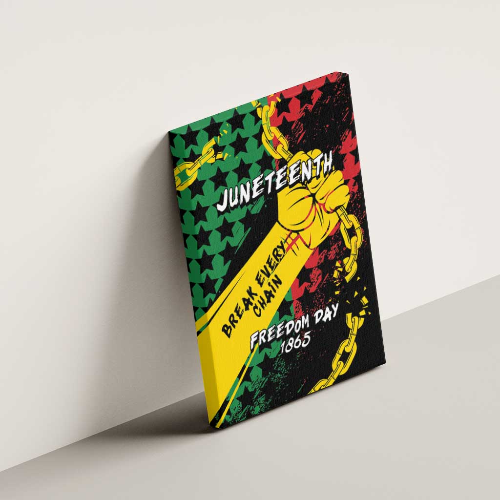 Juneteenth 1865 Canvas Wall Art Break Every Chain
