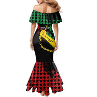 Personalized Juneteenth 1865 Family Matching Mermaid Dress and Hawaiian Shirt Break Every Chain