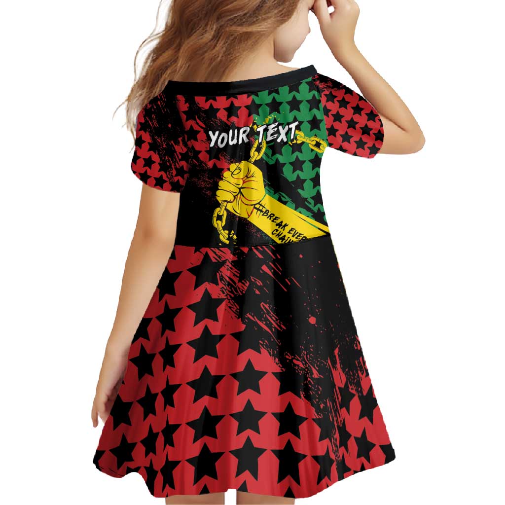 Personalized Juneteenth 1865 Family Matching Off Shoulder Maxi Dress and Hawaiian Shirt Break Every Chain