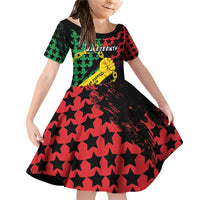 Personalized Juneteenth 1865 Family Matching Off Shoulder Short Dress and Hawaiian Shirt Break Every Chain