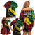 Personalized Juneteenth 1865 Family Matching Off Shoulder Short Dress and Hawaiian Shirt Break Every Chain